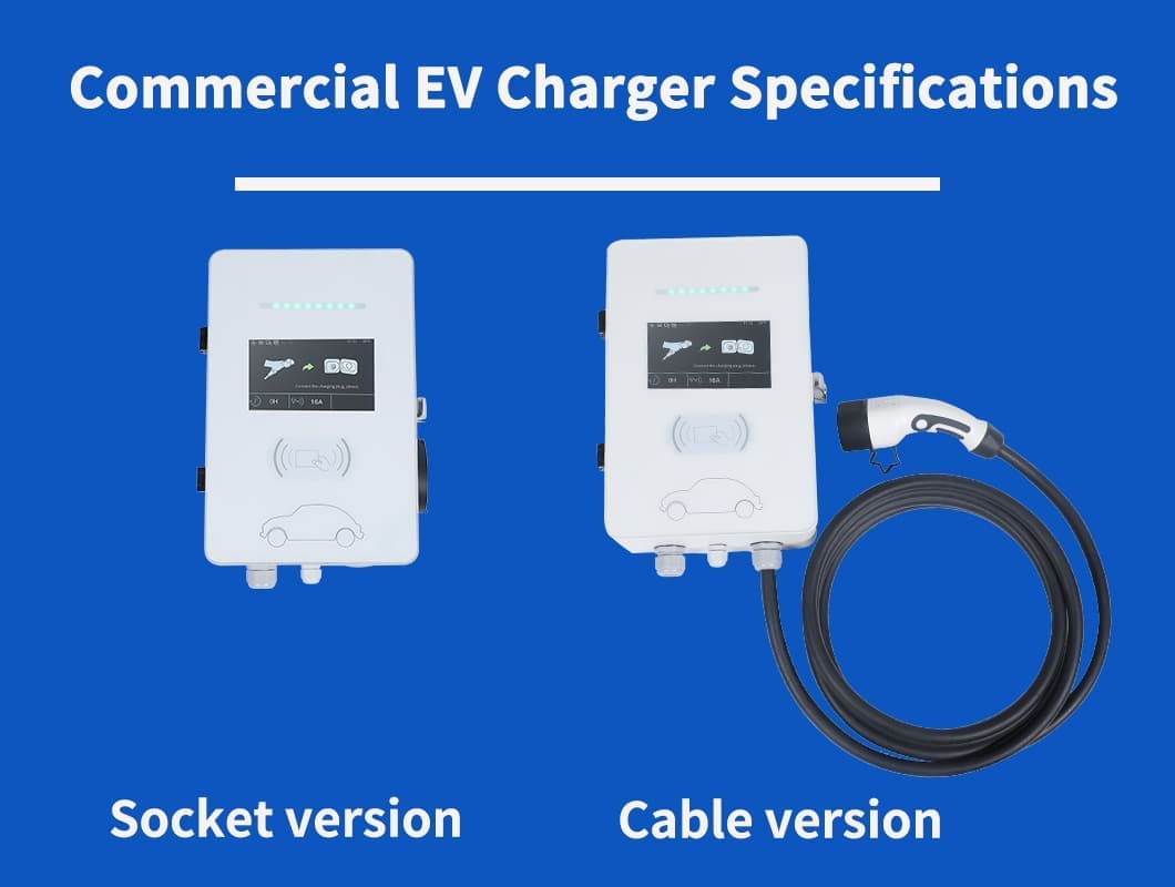 commercial ev charger specifications