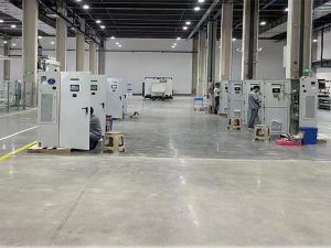 dc ev charger station assembly workshop aegen