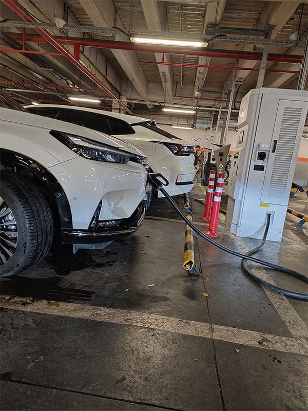 ev charger station scenario