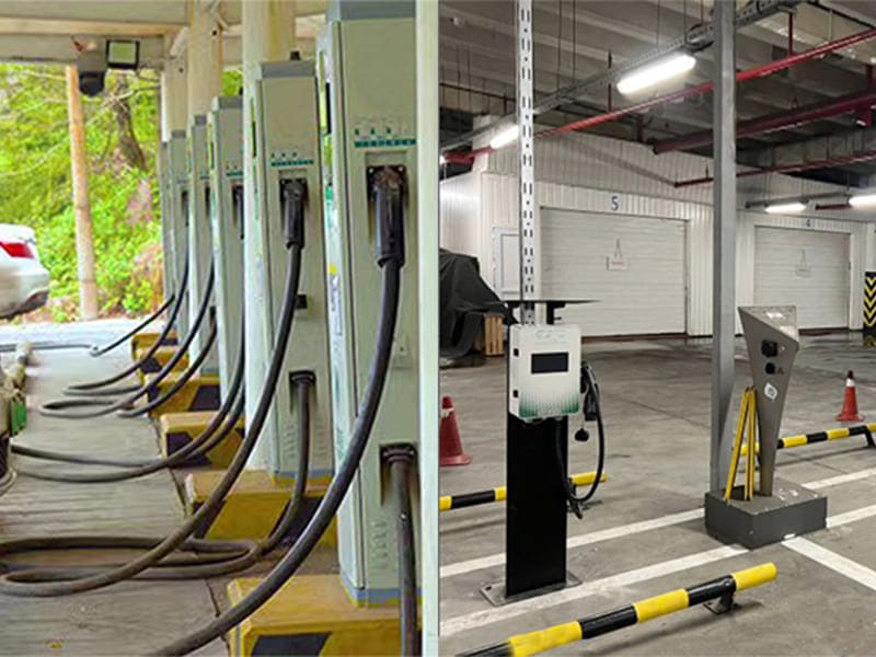 difference between dc ev charging station and ac ev charger